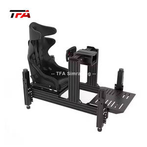 sürüş deneyimi hareket adaptörü yükseltme kiti çerçeve alüminyum sim yarış şasi rig simülatörü klavye tepsisi ile kokpit - Product Image 3