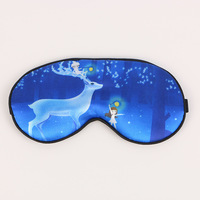 Masque de voyage en soie portable personnalisable pour un confort optimal Accessoire de sommeil pour les cernes