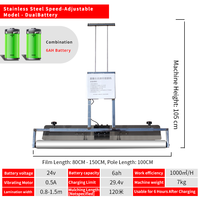 Machine de laminage de film pour le durcissement du béton des pistes aéroportuaires, outil robuste anti-fissuration pour l'élimination des traces de pas