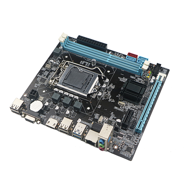 Factory Sale H81 Mainboard with LGA1150 for I3 I5 I7 CPU DDR3 Memory SATA Hard Drive Interface