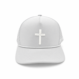 Wholesale Blank 5 Panel Hydro Laser Cut Hole Perforated Golf Cap Quick Dry Breathable Custom Logo Design Outdoor - Product Image 3