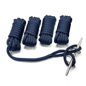 Duplo trançado nylon ancoragem amarração corda 8mm 10mm 16mm marinho pesca barco iate para barco e carro marinho suprimentos - Product Image 1