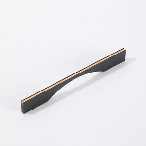 Furniture Handle Square Zinc Alloy Minimalist Drawer Cabinet Door <b>Black</b> Durable - Product Image 3
