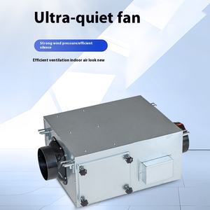 Ventilateur silencieux ultra-silencieux Récupérateur Ventilation Commercial Usage domestique <span class=keywords><strong>Air</strong></span> Central Fresh System <span class=keywords><strong>Filtre</strong></span> à sac pour conduit de café Internet - Product Image 6