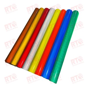 5-7years kỹ thuật số có thể in microprismatic phim dính cuộn phản chiếu Trắng Vinyl cuộn phản chiếu tấm cuộn cho các dấu hiệu đường bộ - Product Image 5