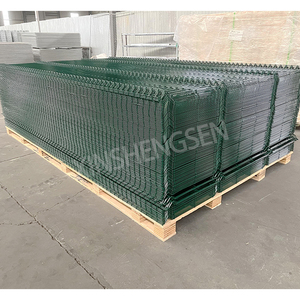 Bán nóng ngoài trời Chất lượng cao hình chữ nhật bài sơn tĩnh điện 3D uốn hàng rào hàn dây lưới hàng rào 50*200mm - Product Image 5