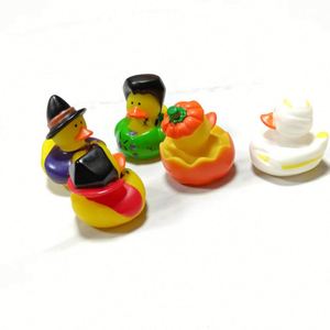 Wholesale Halloween Fancy Novelty Assorted Rubber Ducks Variety Fun <b>Bath</b> Squirt Squeaker Duckies - Product Image 5