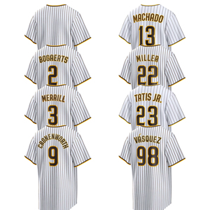 Kaos Jersey Baseball San Diego 2026 untuk Kandang, Pakaian Kustom, Bordir Jahit, Seragam dengan Logo - Product Image 1