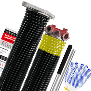 Juego de Resortes de Torsión para Puerta de Garaje de Alta Precisión de 0.250X1.75\"X29\" con Barras de Enrollado Antideslizantes y Guantes - Product Image 1