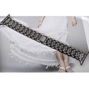 <span class=keywords><strong>Correa</strong></span> de Reloj Inteligente de Acero Inoxidable para <span class=keywords><strong>Apple</strong></span> <span class=keywords><strong>Watch</strong></span> Series, <span class=keywords><strong>Correa</strong></span> de Metal de Lujo para Hombre y <span class=keywords><strong>Mujer</strong></span>, <span class=keywords><strong>38mm</strong></span>, 41mm, 42mm - Product Image 5