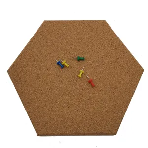 2021 Hexagon Message Cork Board With Color Pins