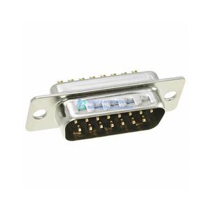 Support Chine Agent Service <span class=keywords><strong>HDAB</strong></span>-15PF(05) 15 Position D-Sub Plug Male Pins HD Connector Assemblies <span class=keywords><strong>HDAB</strong></span>-15PF Panel Mount - Product Image 1