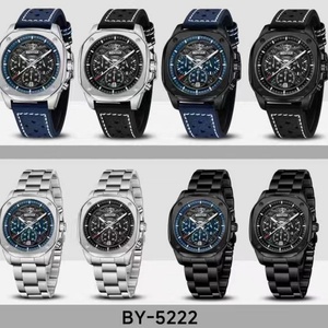 Montre de luxe pour homme BENYAR BY5222, nouvelle montre à quartz carrée de 43 mm, étanche à 30 m - Product Image 5