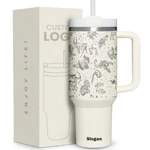 Proveedor de fábrica 30oz 40oz tazas al aire libre logotipo personalizado taza de viaje 40oz vaso con asa aventura quencher H20 flowstat