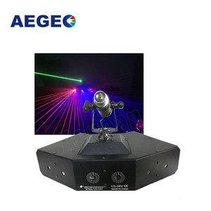 Neu 6 Augen Skynet Lazer RGB Vollfarb strahl Laser Moving Head Grüner Laserstrahl Licht - Product Image 1