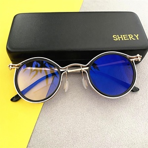 <span class=keywords><strong>Lentes</strong></span> fotocromáticas aleación punk retro redondo Oro Negro lunettes antireflejos <span class=keywords><strong>hombre</strong></span> 2024 gafas fotogray antirreflectantes para <span class=keywords><strong>hombre</strong></span> - Product Image 5