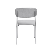 Chaise de bureau empilable ergonomique et confortable, respirante et rembourrée, de style minimaliste moderne, idéale pour les salles de formation