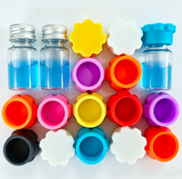 Bouchons en silicone pour flacons 3 ml 5 ml, couvercles anti-poussière pour bouteilles, fermetures antidérapantes et étanches pour emballages de médicaments, vente en gros personnalisée