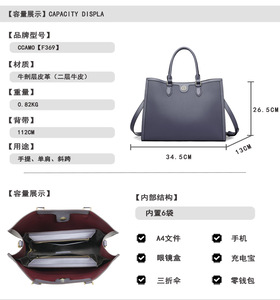 New Fashion Designer Crossbody <b>Bags</b> High Quality Genuine Leather Shoulder Messenger <b>Bag</b> Casual Totes Women Handbags and Purses - Product Image 2