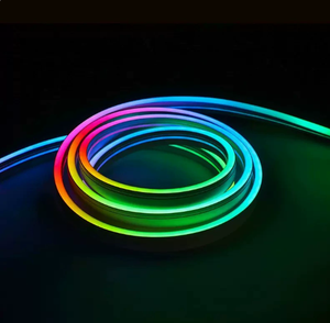 RGB LED Neon <b>Light</b> <b>Rope</b> IP65 Rated 16 Million Colors Even Glow Energy Saving 7x13mm Outdoor Signage & Ambience Lighting - Product Image 1