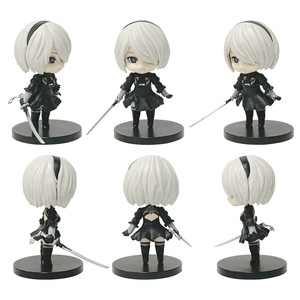 Figurine de <span class=keywords><strong>manga</strong></span> en PVC, lot de 6 pièces, 9.5cm, boîte à œufs, jouets de prix - Product Image 3