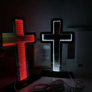 Wholesale Dropshipping Jesus Christian Church <b>LED</b> <b>Neon</b> Cross <b>Sign</b> Customizable IPX3 Waterproof Home Mall Decoration for - Product Image 4