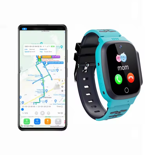 Smart Watch 4G GPS tracker for Kid and Older Adult with GPS+AGPS+LBS Positioning for  GPS tracker