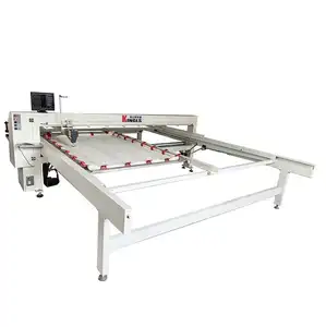 Hete Verkoop Lange Arm Quiltmachine Enkele Kop Professionele Computergestuurde Enkele Naald Quiltmachine Goedkope Prijs