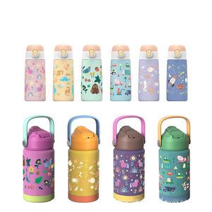 Gourde isotherme en acier inoxydable grande capacité pour enfants avec poignée et couvercle, isolation thermique 12-24 heures - Product Image 3