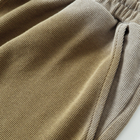 Pantalones Cortos YKH de Alta Calidad, 325 g/m², Personalizables, Estilo Vintage, Cintura Elástica, Lavado Ácido, para Hombre