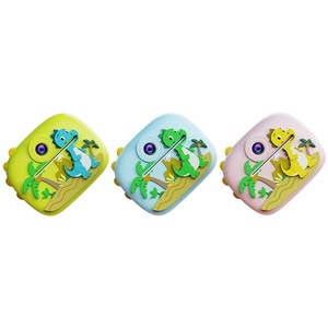 Appareil photo numérique pour enfants avec écran LCD de 2,4 pouces, zoom optique 16x, imprimé numérique dinosaure ou astronaute, double objectif, prise de vue en continu - Product Image 2