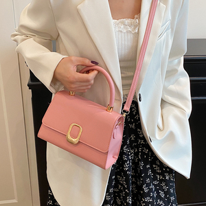 Borse a Spalla Donna Marrone Vintage in PU con Fibbia Dorata Grande Capacità Sac à Main Femme Ingrosso Sunday Best 2026 - Product Image 4