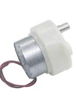 Moteur à engrenages micro DC pour voitures électriques, artisanat et caissons lumineux publicitaires 6V, efficacité IE1, boîte de vitesses en plastique