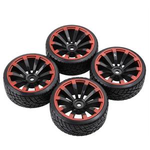 Llanta de rueda con neumáticos para <span class=keywords><strong>coche</strong></span> de control remoto HSP Tamiya HPI <span class=keywords><strong>Kyosho</strong></span> 1/10, 4 Uds. - Product Image 6