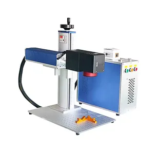 EZCAD 3.0 JPT M7 Mopa 100w Fiber Laser Marking Machine with 3D dynamic focus marking system