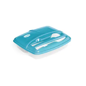 Airtight <b>lunch</b> <b>box</b> 3 compartments personalized gadgets - Product Image 1