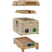 Neue 7-Rahmens Nucleus Insula ted Bee keeping Supplies Zusammen gebaute Bee Hive Set Core Frames Foundations 1 Jahr Garantie für den landwirtschaft lichen Gebrauch