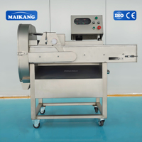 Machine à couper les légumes haute performance 200 en acier inoxydable 304 pour oignon, concombre et aubergine pour cuisines centralisées
