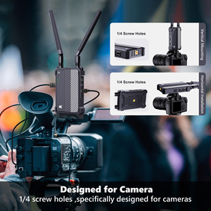 Беспроводной видеопередатчик-приемник 4K с двумя выходами HDMI, 1150 футов/350 метров, 2.4ГГц/5ГГц, H.265, аудиопорт 3.5мм, задержка 0.1 с - Product Image 2