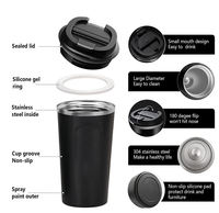 Offre Spéciale – Tasse de Voyage Isotherme en Acier Inoxydable 510 ml avec Couvercle, Personnalisable avec Logo – Mug de Voyage, Tasse à Thé, Tasses Roses