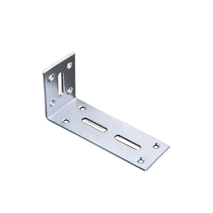 Support d'angle en acier inoxydable à 90 degrés réglable pour fixation de meubles - Product Image 1