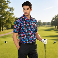 Polo à manches courtes imprimé pour homme