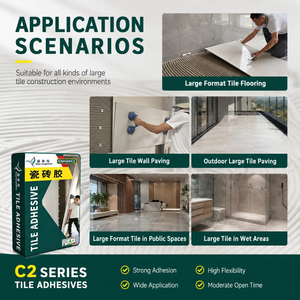 <span class=keywords><strong>Mortero</strong></span> Adhesivo Fino a Base de Cemento Modificado con Polímero C2 de 20 kg, Embalaje Personalizado, <span class=keywords><strong>para</strong></span> Azulejos de Cerámica de Pared y Suelo, Directo de Fábrica - Product Image 5