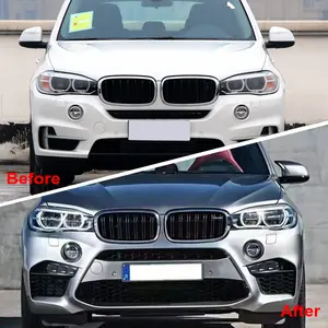 2014-2018ชุดตัวถังแบบกว้างสไตล์ X5m/X5 F15สำหรับ BMW X5ชุดตัวถัง F15กันชนหน้ากระโปรงด้านข้างกันชนหลังกระจังหน้า