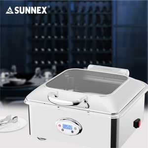 Para Sunnex Venice Series Electric 5.5L Servidor de buffet de acero inoxidable Chafer Square 2/3 Tamaño para Catering Hoteles y Restaurantes - Product Image 6
