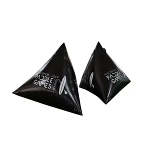 Regatta Sailing Race 1.5m PVC Inflatable Swim Plastic Triangle Buoy For Triathlon Water Event