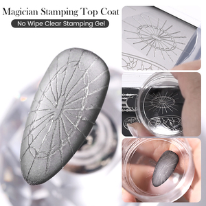 BORN PRETTY 5ml Magician Stamping Top Coat, Gel Transparente Sin Limpieza para Estampado de <span class=keywords><strong>Uñas</strong></span>, Pintura para <span class=keywords><strong>Uñas</strong></span>, Polvo Cromado - Product Image 6
