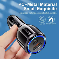Adapter Charger Mobil Universal Aksesoris Ponsel Terlaris Pengisi Daya Cepat QC 3.0 USB 3.1A 2 PORT USB Ganda Colokan Dalam Mobil