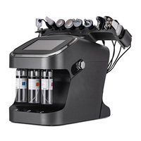 Appareil professionnel 10 en 1 de microdermabrasion et peeling aquatique, machine à oxygène pour le visage, dermabrasion, nettoyage en profondeur du visage et soin des seins