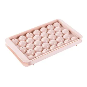 Eco-friendly plastic ice ball mold maker, Ice Cream ice ball maker mold for freezer with container